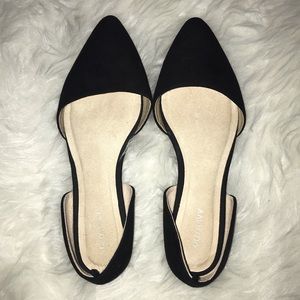 Old Navy D’Orsay Pointed Toe Flats - Black